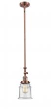 Innovations Lighting 206-AC-G184 - Canton - 1 Light - 6 inch - Antique Copper - Stem Hung - Mini Pendant