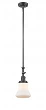 Innovations Lighting 206-OB-G191 - Bellmont - 1 Light - 6 inch - Oil Rubbed Bronze - Stem Hung - Mini Pendant