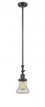 Innovations Lighting 206-OB-G194 - Bellmont - 1 Light - 6 inch - Oil Rubbed Bronze - Stem Hung - Mini Pendant