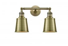 Innovations Lighting 208-AB-M9-AB - Addison - 2 Light - 16 inch - Antique Brass - Bath Vanity Light