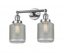 Innovations Lighting 208-PC-G262 - Stanton - 2 Light - 16 inch - Polished Chrome - Bath Vanity Light