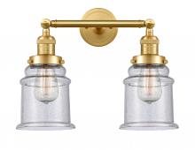 Innovations Lighting 208-SG-G184 - Canton - 2 Light - 17 inch - Satin Gold - Bath Vanity Light