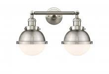 Innovations Lighting 208-SN-HFS-61-SN - Hampden - 2 Light - 18 inch - Brushed Satin Nickel - Bath Vanity Light