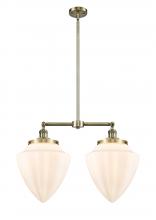 Innovations Lighting 209-AB-G661-12 - Bullet - 2 Light - 24 inch - Antique Brass - Stem Hung - Island Light