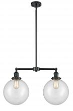 Innovations Lighting 209-OB-G202-10 - Beacon - 2 Light - 25 inch - Oil Rubbed Bronze - Stem Hung - Island Light