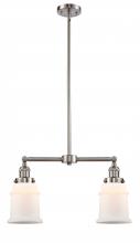 Innovations Lighting 209-SN-G181 - Canton - 2 Light - 21 inch - Brushed Satin Nickel - Stem Hung - Island Light