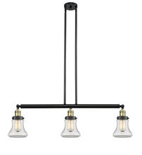 Innovations Lighting 213-BAB-G192 - Bellmont - 3 Light - 39 inch - Black Antique Brass - Stem Hung - Island Light