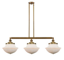 Innovations Lighting 213-BB-G541 - Oxford - 3 Light - 42 inch - Brushed Brass - Stem Hung - Island Light