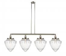 Innovations Lighting 214-PN-G664-12 - Bullet - 4 Light - 50 inch - Polished Nickel - Stem Hung - Island Light