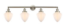 Innovations Lighting 215-SN-G661-7 - Bullet - 4 Light - 46 inch - Brushed Satin Nickel - Bath Vanity Light