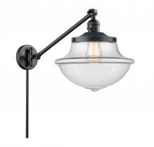 Innovations Lighting 237-BK-G542 - Oxford - 1 Light - 12 inch - Matte Black - Swing Arm