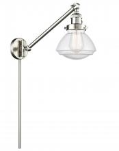 Innovations Lighting 237-SN-G324 - Olean - 1 Light - 9 inch - Brushed Satin Nickel - Swing Arm