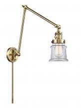 Innovations Lighting 238-AB-G182S - Canton - 1 Light - 8 inch - Antique Brass - Swing Arm