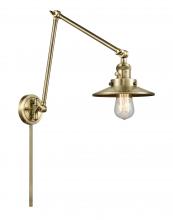 Innovations Lighting 238-AB-M4 - Railroad - 1 Light - 8 inch - Antique Brass - Swing Arm