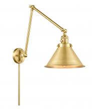 Innovations Lighting 238-SG-M10-SG - Briarcliff - 1 Light - 10 inch - Satin Gold - Swing Arm