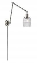 Innovations Lighting 238-SN-G302 - Colton - 1 Light - 8 inch - Brushed Satin Nickel - Swing Arm