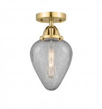 Innovations Lighting 288-1C-SG-G165 - Geneseo - 1 Light - 7 inch - Satin Gold - Semi-Flush Mount