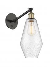 Innovations Lighting 317-1W-BAB-G654-7 - Cindyrella - 1 Light - 7 inch - Black Antique Brass - Sconce