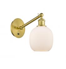 Innovations Lighting 317-1W-SG-G101 - Belfast - 1 Light - 6 inch - Satin Gold - Sconce