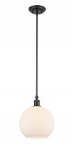  341-1S-BK-G121-10 - Concord - 1 Light - 10 inch - Matte Black - Mini Pendant