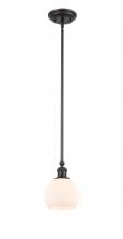  341-1S-BK-G121-6 - Concord - 1 Light - 6 inch - Matte Black - Mini Pendant