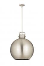 Innovations Lighting 410-1SL-SN-M410-18SN - Newton Sphere - 1 Light - 18 inch - Satin Nickel - Pendant