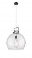 Innovations Lighting 411-1SL-BK-G410-18SDY - Newton Sphere - 1 Light - 18 inch - Matte Black - Pendant