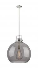 Innovations Lighting 411-1SL-PN-G410-18SM - Newton Sphere - 1 Light - 18 inch - Polished Nickel - Pendant