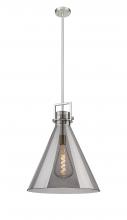 Innovations Lighting 411-1SL-SN-G411-18SM - Newton Cone - 1 Light - 18 inch - Brushed Satin Nickel - Cord hung - Pendant