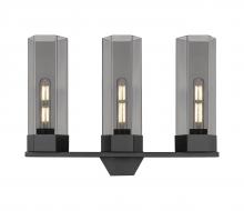 Innovations Lighting 427-3W-BK-G427-14SM - Claverack - 3 Light - 22 inch - Matte Black - Bath Vanity Light