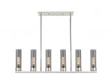 Innovations Lighting 429-6I-PN-G429-8SM - Empire - 6 Light - 44 inch - Polished Nickel - Linear Pendant