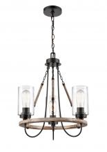 Innovations Lighting 442-3CR-BK-CL-LED - Innovations Lighting Paladin Mini Chandelier