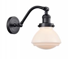 Innovations Lighting 515-1W-BK-G321 - Olean - 1 Light - 7 inch - Matte Black - Sconce