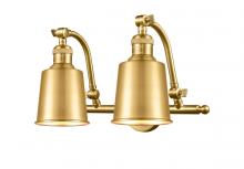  515-2W-SG-M9-SG - Addison - 2 Light - 18 inch - Satin Gold - Bath Vanity Light