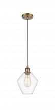 Innovations Lighting 516-1P-BB-G652-8 - Cindyrella - 1 Light - 8 inch - Brushed Brass - Cord hung - Mini Pendant