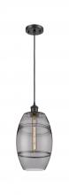 Innovations Lighting 516-1P-BK-G557-8SM - Vaz - 1 Light - 8 inch - Matte Black - Cord hung - Mini Pendant