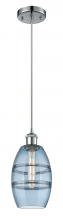 Innovations Lighting 516-1P-PC-G557-6BL - Vaz - 1 Light - 6 inch - Polished Chrome - Cord hung - Mini Pendant