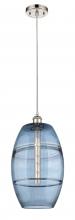 Innovations Lighting 516-1P-PN-G557-10BL - Vaz - 1 Light - 10 inch - Polished Nickel - Cord hung - Mini Pendant