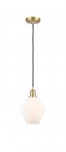 Innovations Lighting 516-1P-SG-G651-8 - Cindyrella - 1 Light - 8 inch - Satin Gold - Cord hung - Mini Pendant