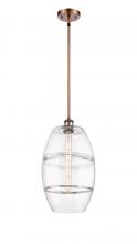 Innovations Lighting 516-1S-AC-G557-10CL - Vaz - 1 Light - 10 inch - Antique Copper - Mini Pendant