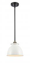  516-1S-BAB-M14-W - Adirondack - 1 Light - 8 inch - Black Antique Brass - Mini Pendant