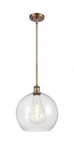 Innovations Lighting 516-1S-BB-G124-12 - Athens - 1 Light - 12 inch - Brushed Brass - Mini Pendant