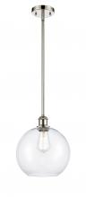  516-1S-PN-G122-10-LED - Athens - 1 Light - 10 inch - Polished Nickel - Mini Pendant