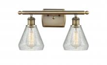 Innovations Lighting 516-2W-AB-G275 - Conesus - 2 Light - 16 inch - Antique Brass - Bath Vanity Light