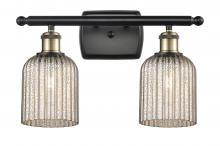 Innovations Lighting 516-2W-BAB-G559-5ME - Bridal Veil - 2 Light - 15 inch - Black Antique Brass - Bath Vanity Light