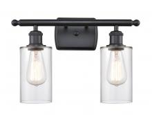 Innovations Lighting 516-2W-BK-G802 - Clymer - 2 Light - 14 inch - Matte Black - Bath Vanity Light