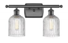 Innovations Lighting 516-2W-OB-G559-5CL - Bridal Veil - 2 Light - 15 inch - Oil Rubbed Bronze - Bath Vanity Light