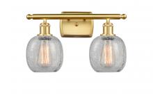  516-2W-SG-G105 - Belfast - 2 Light - 16 inch - Satin Gold - Bath Vanity Light