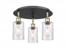 Innovations Lighting 516-3C-BAB-G804 - Clymer - 3 Light - 16 inch - Black Antique Brass - Flush Mount