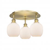 Innovations Lighting 516-3C-BB-G101 - Belfast - 3 Light - 18 inch - Brushed Brass - Flush Mount